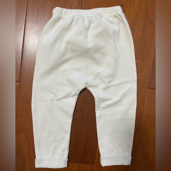 Baby Gap Set Off-White Long Sleeve Cardigan Sweater and Sweatpants 18-24 Months - Picture 13 of 14